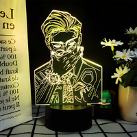 JJK 3D LED Night Light - Multi-Color Dimmable Desk Lamp — Kento Nanami / 7 Colors + Touch