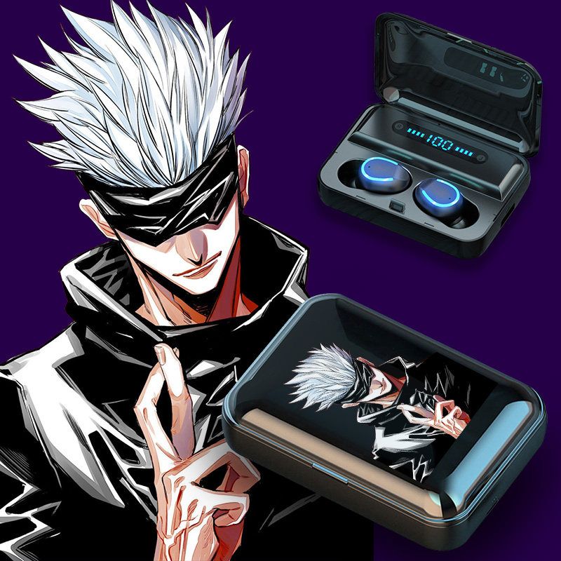 Jujutsu Kaisen Wireless Earbuds — Gojo, Yuji, Megumi, Nobara & Sukuna Designs