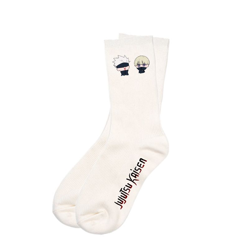 Jujutsu Kaisen Anime Crew Socks - Cotton Mid-Calf (Unisex)