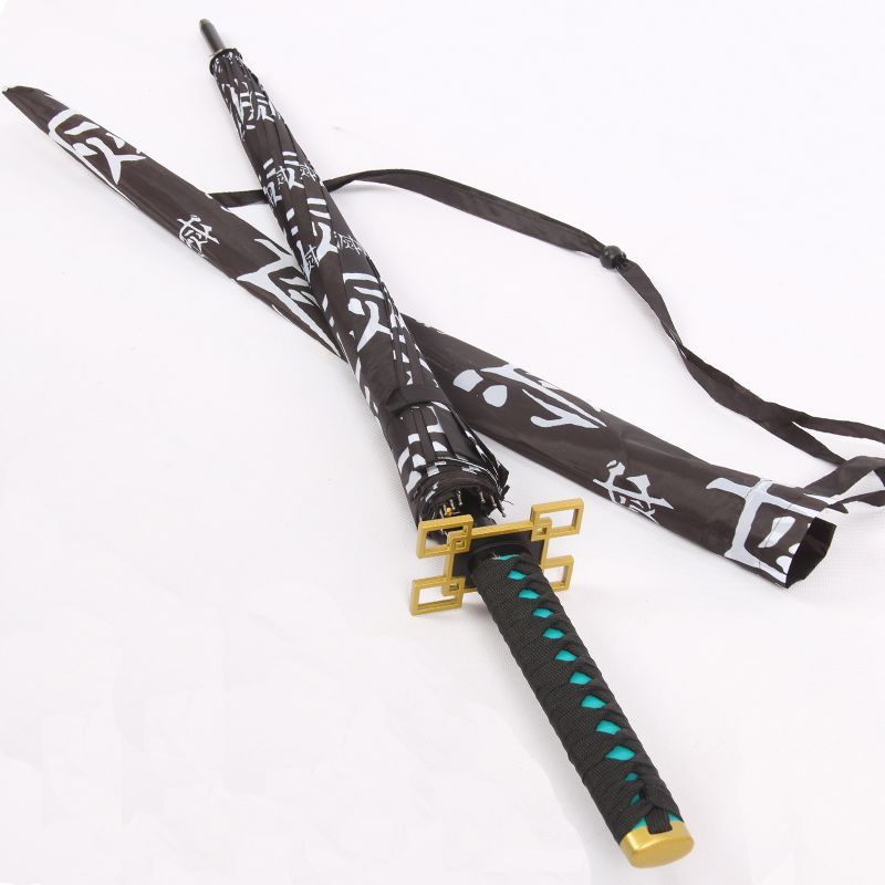 Demon Slayer Sword Umbrella — Katana-Handle Rain & Sun Umbrella