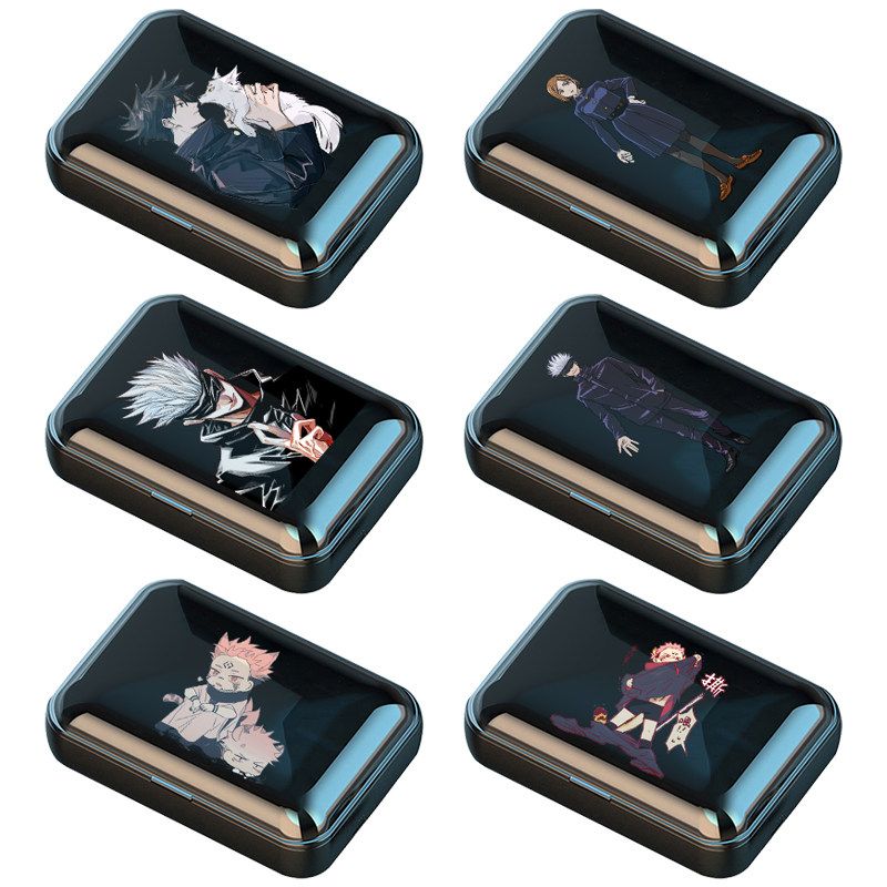 Jujutsu Kaisen Wireless Earbuds — Gojo, Yuji, Megumi, Nobara & Sukuna Designs