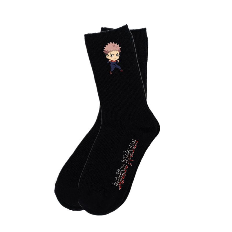 Jujutsu Kaisen Anime Crew Socks - Cotton Mid-Calf (Unisex)