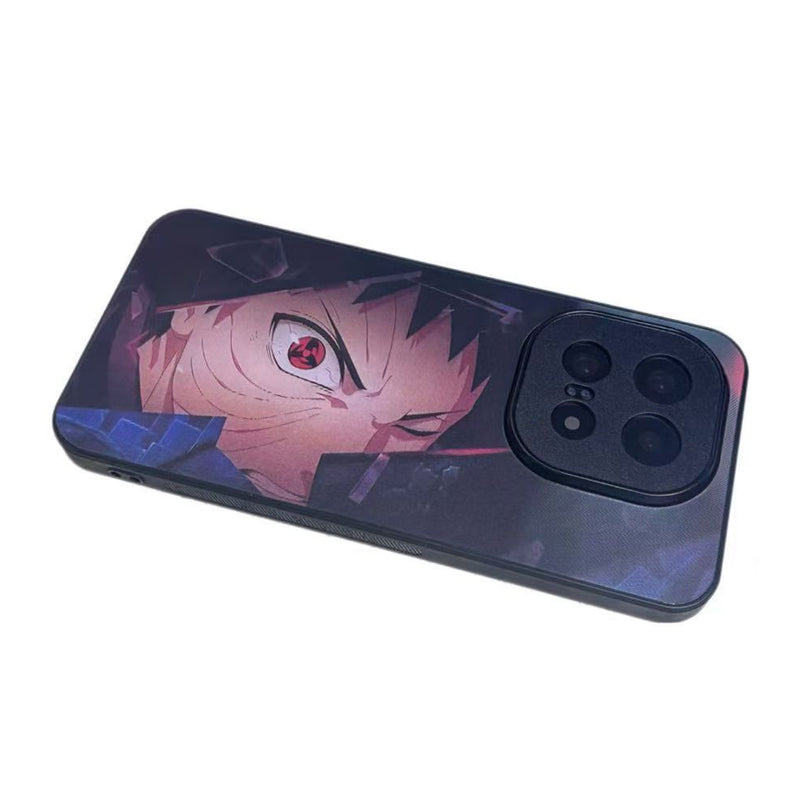 Naruto Obito Uchiha Blinking Lenticular Phone Case on a white background