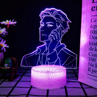 JJK 3D LED Night Light - Multi-Color Dimmable Desk Lamp — view 48