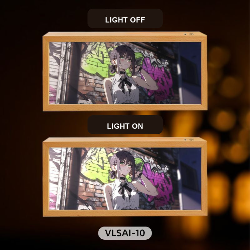 Chainsaw Man Reze Panoramic Light-Up Art Frame — 9 Designs — product view 11