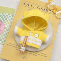 Animal Hoodie Outfit for 10cm / 20cm Cotton Dolls - Cat / Dog / Bunny / Frog