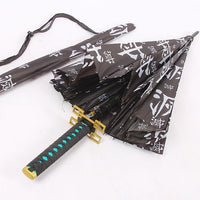 Demon Slayer Sword Umbrella — Katana-Handle Rain & Sun Umbrella