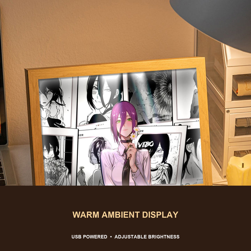 Chainsaw Man Reze Light-Up Art Frame — 9 Designs — product view 6