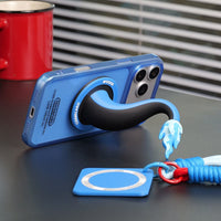 Pokemon Charizard Tail Magnetic Phone Stand — Blue & Orange
