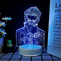 JJK 3D LED Night Light - Multi-Color Dimmable Desk Lamp — view 41
