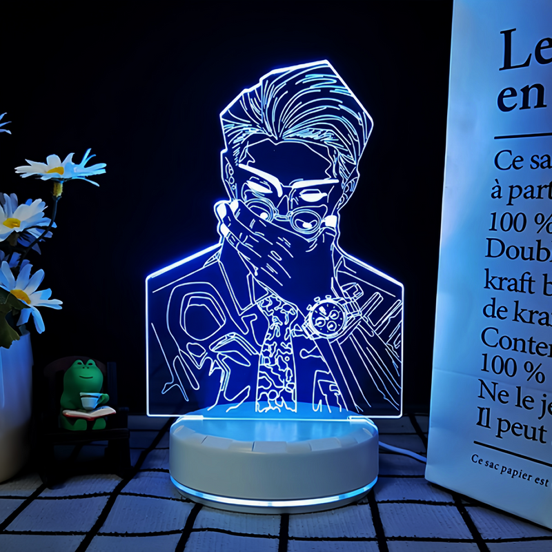 JJK 3D LED Night Light - Multi-Color Dimmable Desk Lamp — view 41