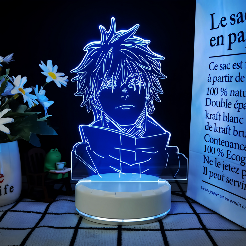 JJK 3D LED Night Light - Multi-Color Dimmable Desk Lamp — view 67
