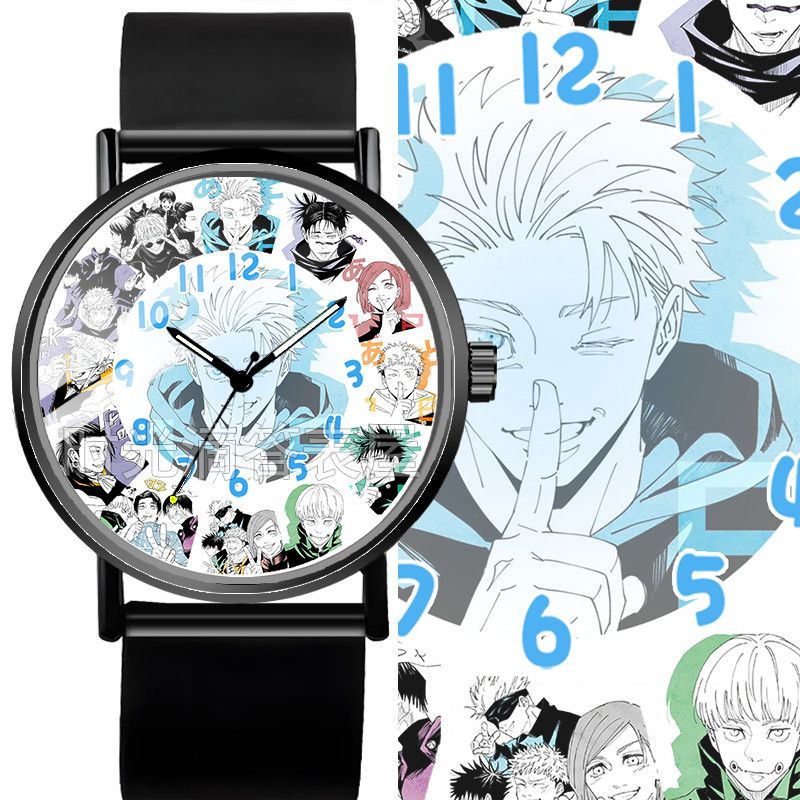 JJK Analog Watch — Gojo, Yuji, Megumi, Nobara & Nanami Designs