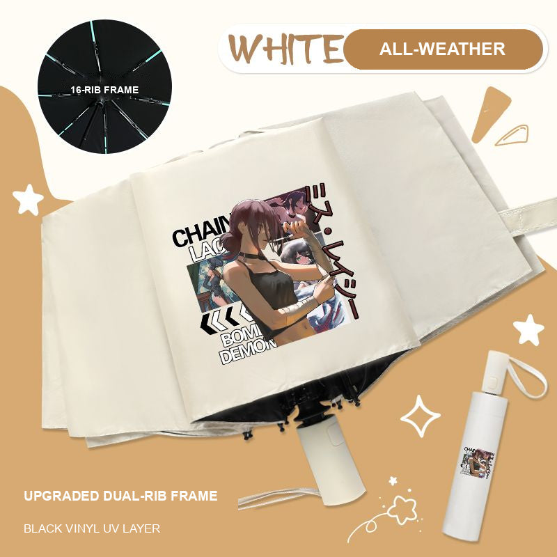 Chainsaw Man Automatic Umbrella — 16 Designs — product view 5