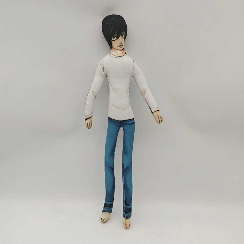 Death Note Abstract Slender Twistable Plush - L & Light Yagami