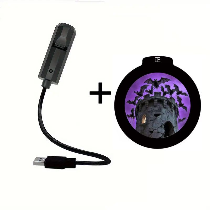 Halloween Projector Lamp — Spooky Scene Night Light