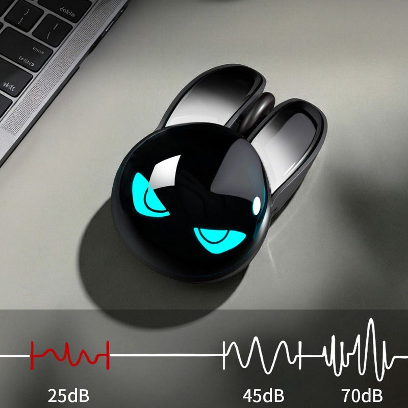 Bunny Wireless Mouse with LED Glow