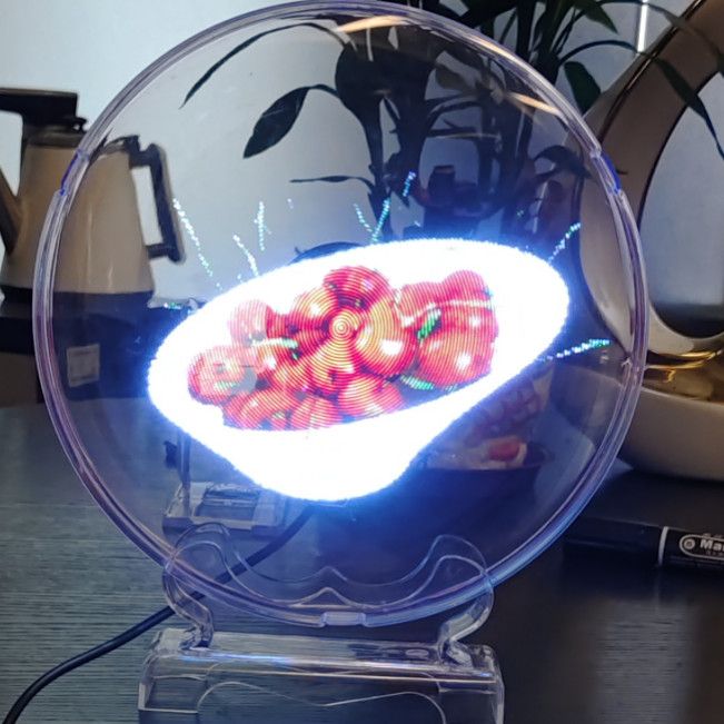 Desktop Holographic 3D Projector with Built-in Speaker