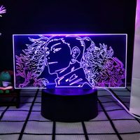 JJK 3D LED Night Light - Multi-Color Dimmable Desk Lamp — view 77