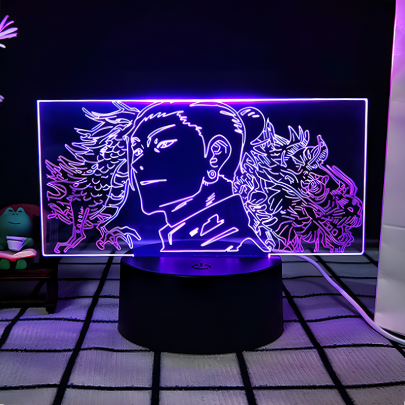 JJK 3D LED Night Light - Multi-Color Dimmable Desk Lamp — view 77