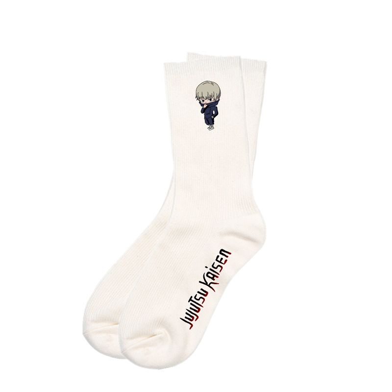 Jujutsu Kaisen Anime Crew Socks - Cotton Mid-Calf (Unisex)