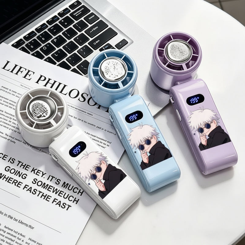 Gojo Handheld Fan — Cooling Plate Mini Fan with LED Display