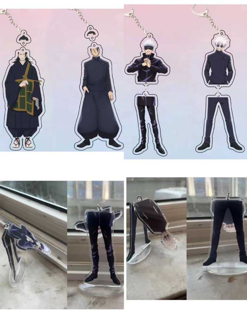 Satoru Gojo Meme Face Acrylic Keychain & Folding Standee