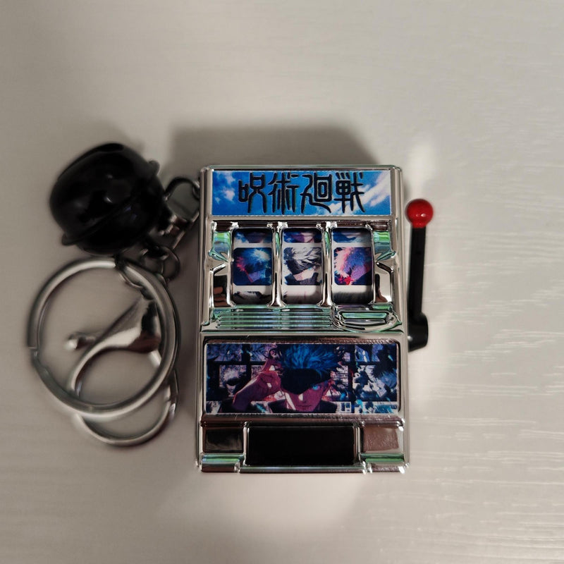 Gojo Gachapon Keychain — Mini Capsule Machine Fidget Toy