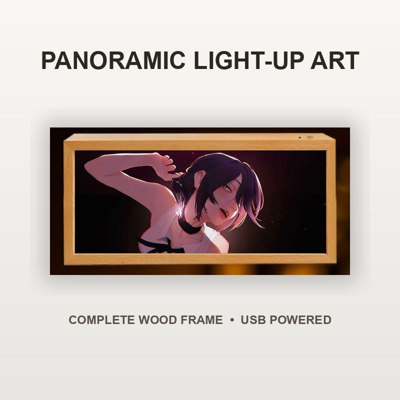 Chainsaw Man Reze Panoramic Light-Up Art Frame — 9 Designs — product view 6