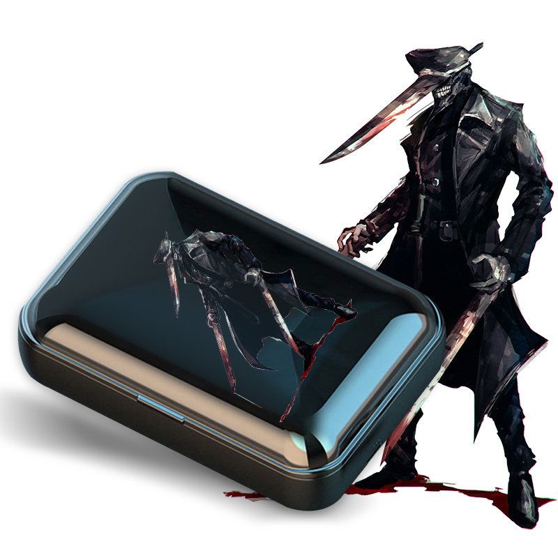 Chainsaw Man Katana Man wireless earbuds charging case