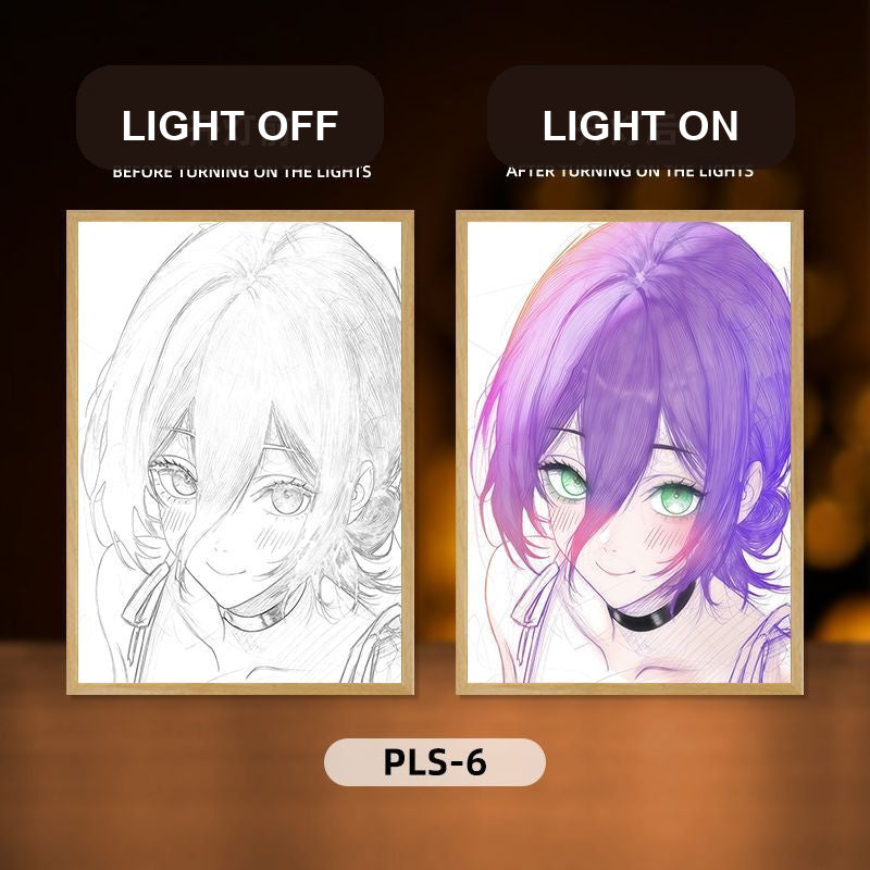 Chainsaw Man Reze Light-Up Art Frame — 9 Designs — product view 13
