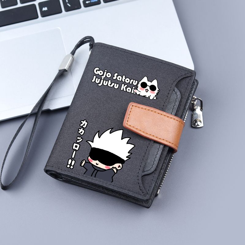 Gojo Snap Wallet — Folding Card Holder Clutch