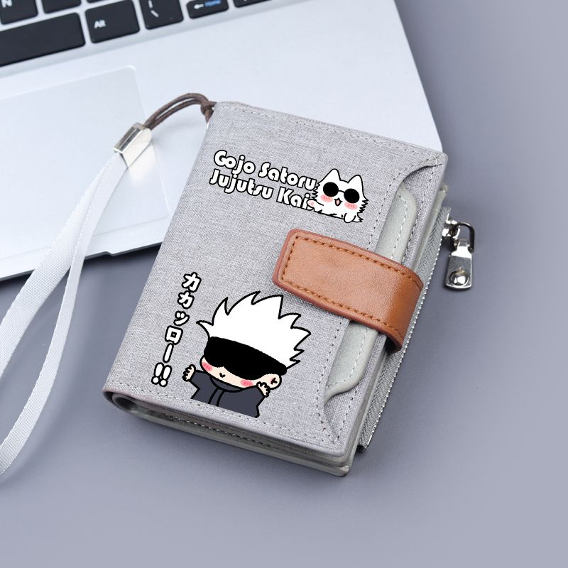 Gojo Snap Wallet — Folding Card Holder Clutch