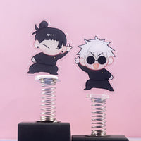JJK Gojo & Geto Spring Bobble Standee Keychain Set