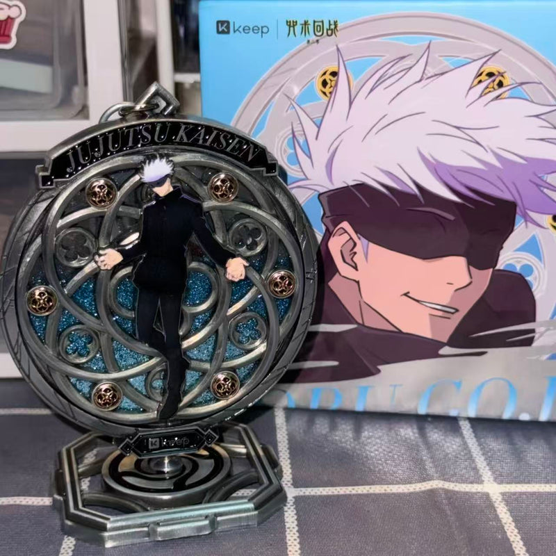 JJK Satoru Gojo Commemorative Medal with Character Card — Satoru Gojo - Deluxe (with Character Card & Stand)