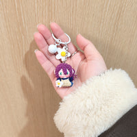 Hand Made Chainsaw Man Reze Crochet Keychain