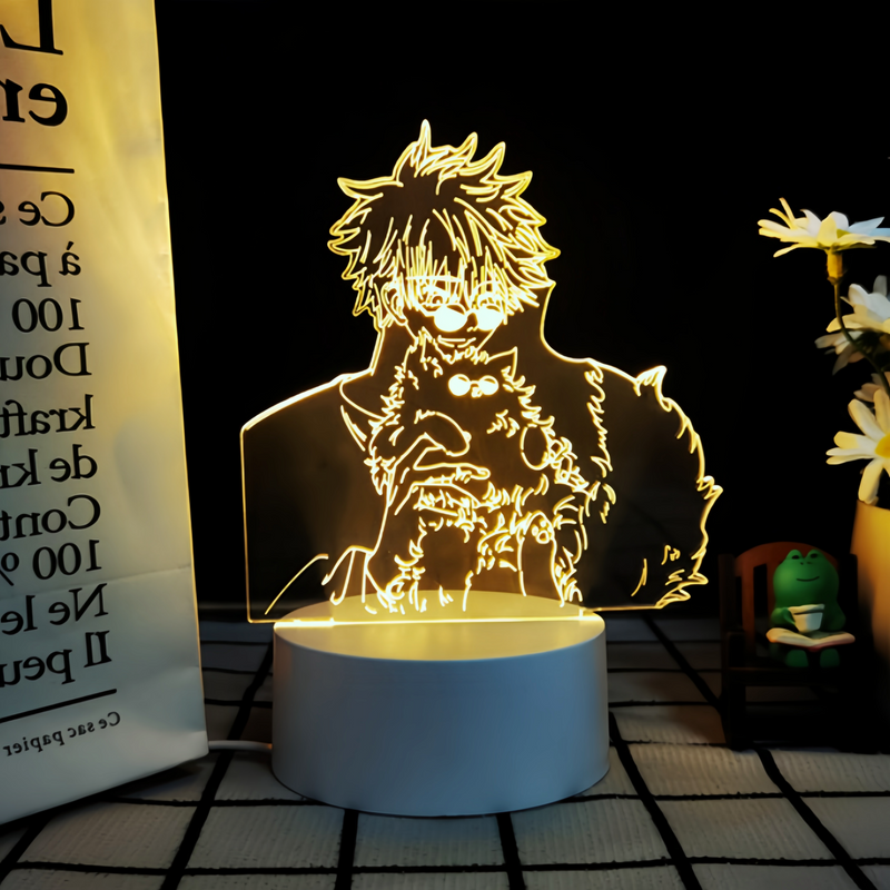 JJK 3D LED Night Light - Multi-Color Dimmable Desk Lamp — view 72