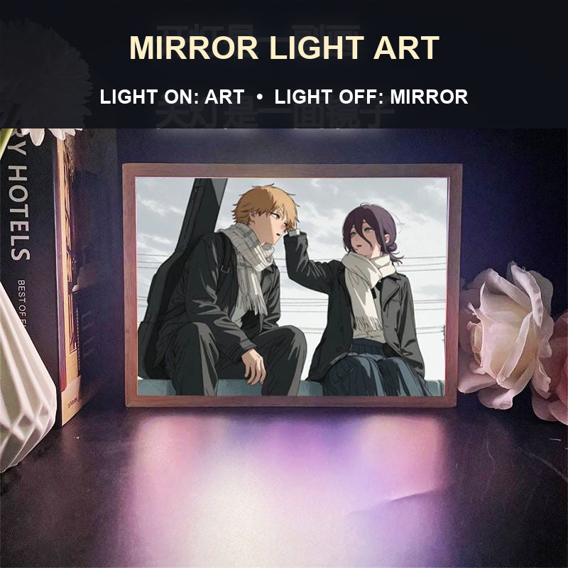 Chainsaw Man Reze Light-Up Mirror Art Frame — 19 Designs — product view 4