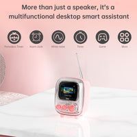 Retro Pixel Bluetooth Speaker with Photo Album Display