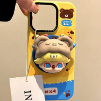 DIMOO Bear-Hat Magnetic Phone Case & Stand Options