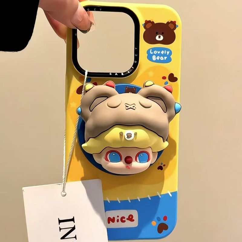 DIMOO Bear-Hat Magnetic Phone Case & Stand Options