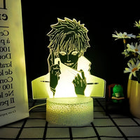 JJK 3D LED Night Light - Multi-Color Dimmable Desk Lamp — view 3