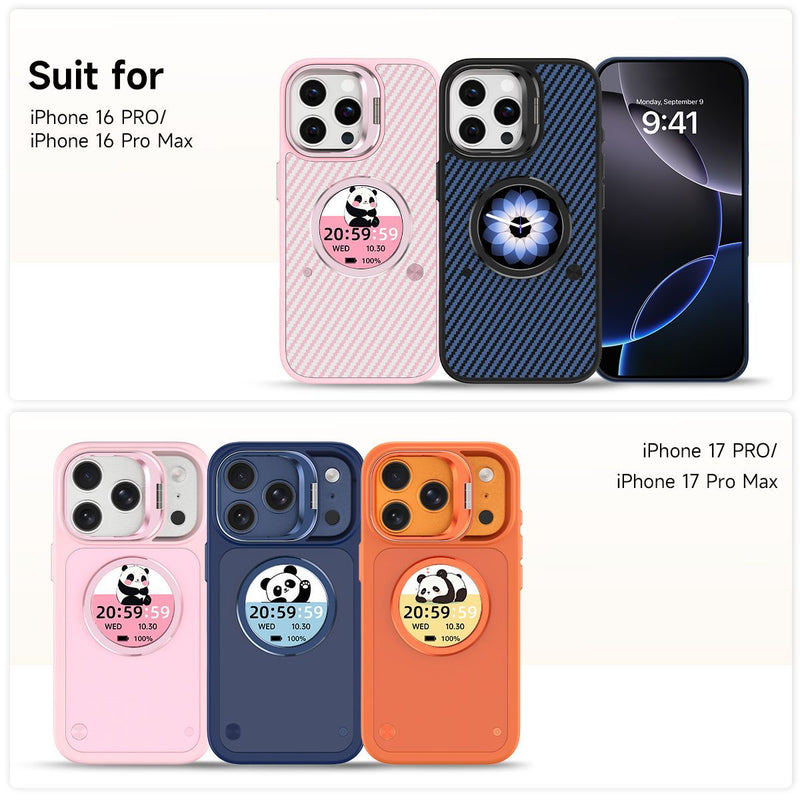 Round Smart-Screen Phone Case for iPhone