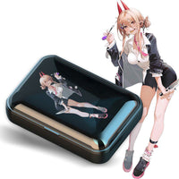 Chainsaw Man Power 3 wireless earbuds charging case