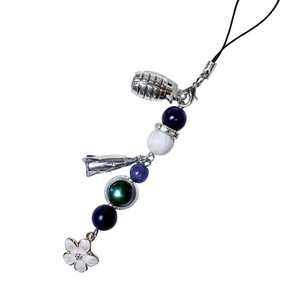Chainsaw Man Reze Beaded Phone Charm