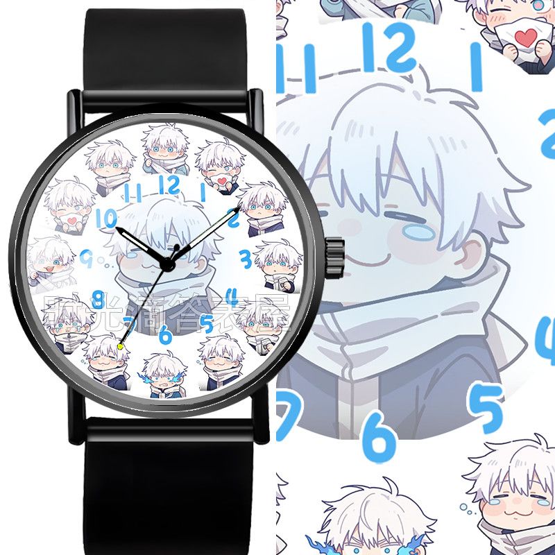 JJK Analog Watch — Gojo, Yuji, Megumi, Nobara & Nanami Designs