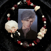 Love and Deepspace Sylus Beaded Figure Phone Charm