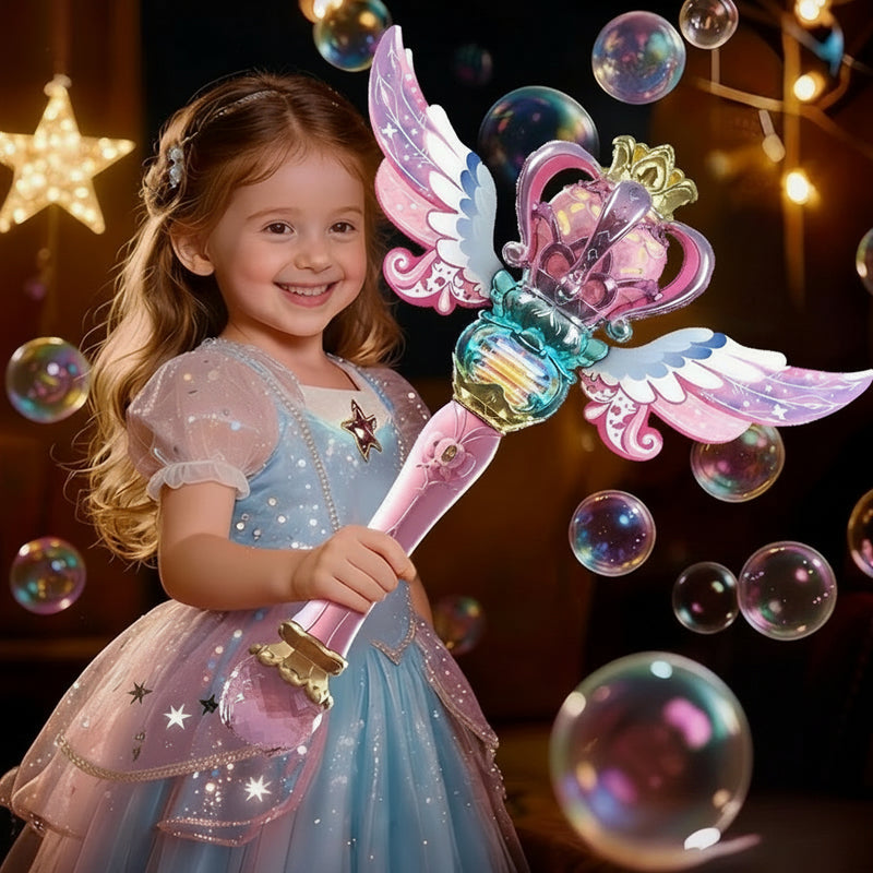 Sailor Moon 2-in-1 Electric Bubble Machine Fairy Wand Toy