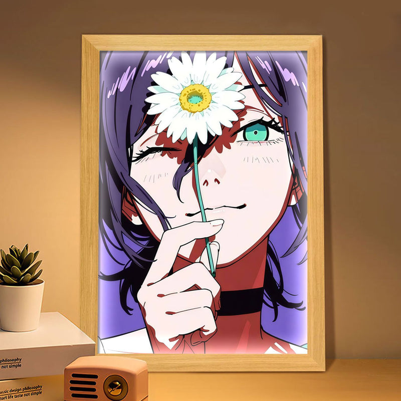 Chainsaw Man Reze Light-Up Art Frame — 9 Designs — product view 3