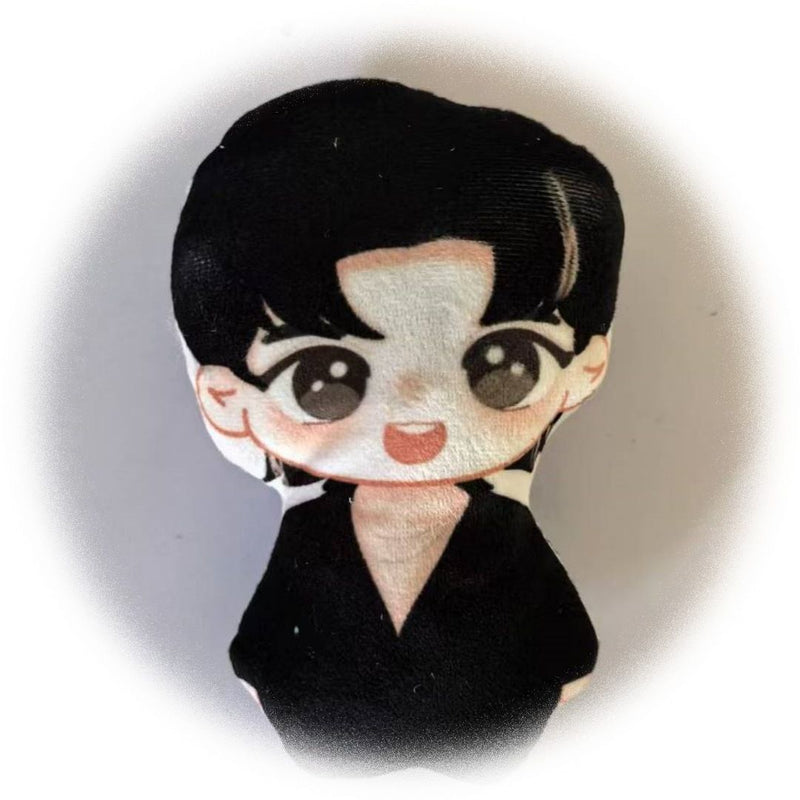 Custom Photo Plush Keychain — Personalized Doll Charm with Voice Recording